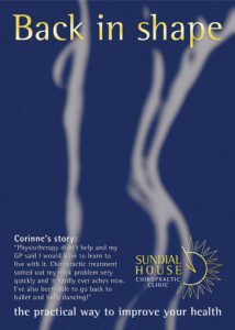 poster campaign for Sundial House Chiropractic Clinic