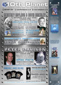 Ad for 10th Planet sci-fi memorabilia shop