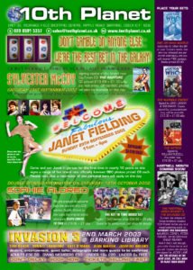 Ad for 10th Planet sci-fi memorabilia shop