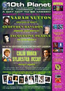 Ad for 10th Planet sci-fi memorabilia shop