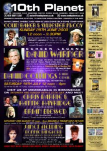 Ad for 10th Planet sci-fi memorabilia shop