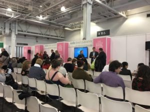 Scene at Author HQ, London Book Fair 2017
