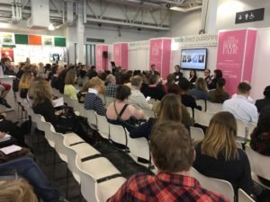 Scene at Author HQ, London Book Fair 2017
