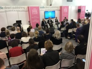 Scene at Author HQ, London Book Fair 2017