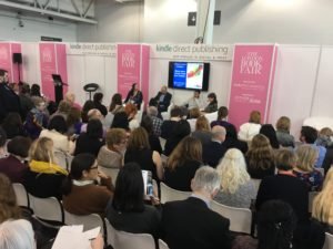 Scene at Author HQ, London Book Fair 2017