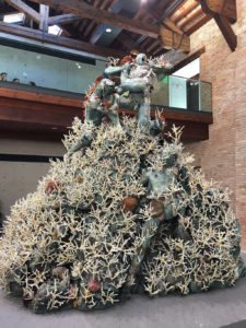 Pieces from Treasures from the Wreck of the Unbelievable by Damien Hirst at the Punta della Dogana, Venice