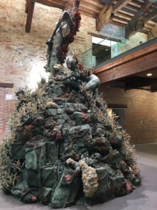 Pieces from Treasures from the Wreck of the Unbelievable by Damien Hirst at the Punta della Dogana, Venice