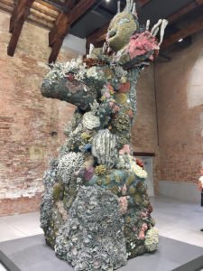 Pieces from Treasures from the Wreck of the Unbelievable by Damien Hirst at the Punta della Dogana, Venice