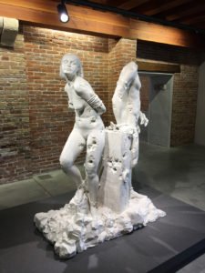 Pieces from Treasures from the Wreck of the Unbelievable by Damien Hirst at the Punta della Dogana, Venice