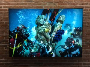 Pieces from Treasures from the Wreck of the Unbelievable by Damien Hirst at the Punta della Dogana, Venice