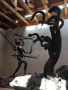 Pieces from Treasures from the Wreck of the Unbelievable by Damien Hirst at the Punta della Dogana, Venice
