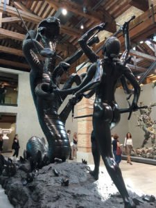 Pieces from Treasures from the Wreck of the Unbelievable by Damien Hirst at the Punta della Dogana, Venice