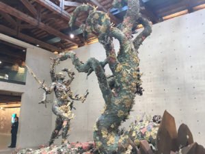 Pieces from Treasures from the Wreck of the Unbelievable by Damien Hirst at the Punta della Dogana, Venice