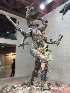 Pieces from Treasures from the Wreck of the Unbelievable by Damien Hirst at the Punta della Dogana, Venice