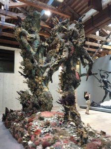 Pieces from Treasures from the Wreck of the Unbelievable by Damien Hirst at the Punta della Dogana, Venice
