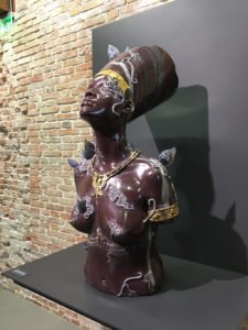 Pieces from Treasures from the Wreck of the Unbelievable by Damien Hirst at the Punta della Dogana, Venice