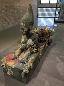 Pieces from Treasures from the Wreck of the Unbelievable by Damien Hirst at the Punta della Dogana, Venice