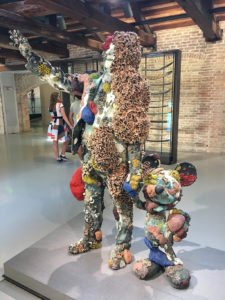 Pieces from Treasures from the Wreck of the Unbelievable by Damien Hirst at the Punta della Dogana, Venice
