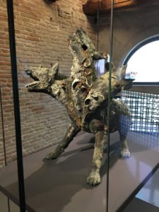 Pieces from Treasures from the Wreck of the Unbelievable by Damien Hirst at the Punta della Dogana, Venice