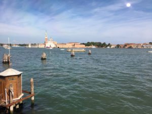 View from Treasures from the Wreck of the Unbelievable by Damien Hirst at the Punta della Dogana, Venice