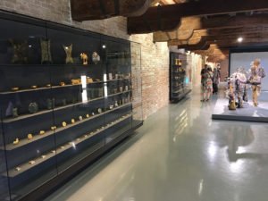 Pieces from Treasures from the Wreck of the Unbelievable by Damien Hirst at the Punta della Dogana, Venice