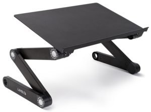 Lavolta Ergonomic Laptop Table Desk Breakfast Bed Tray Book Holder - Black